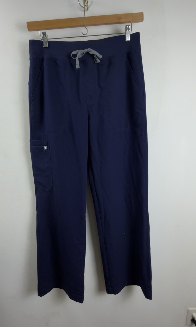 FIGS Cairo Cargo Scrub Pants | MENS Size L | Length Tall | Navy